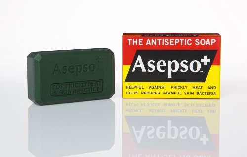 Asepso+ Plus the Antiseptic Bar Soap 2.8 Oz = 80 Gr/ Each (Pack of 12)