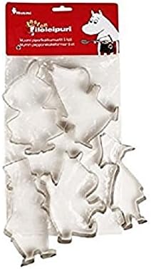 Set of 5 Moomin (Muumi) Characters Cookie Cutters by Martinex (Finland)