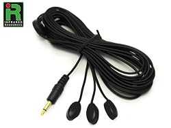 10 ft. Visible 3 Eye Ir Emitter Extender Cable by Infrared Resources