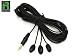 10 ft. Visible 3 Eye Ir Emitter Extender Cable by Infrared Resources