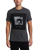 French Connection Men's Photosynth T-Shirt, Charcoal Mel, Medium