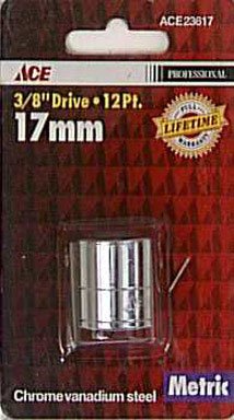 Ace 3/8 Drive Metric 12 Point Socket (23617-40A)