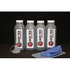 4 Q2610A Black HP 2300 High Yield Toner Refill Kits, also for 2300N 2300DN Printers