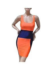 Sexy Polyester Sleeveless Cocktail Bodycon Dress/Club Dress 