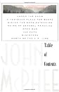 Table of Contents