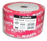 Ridata 52X 80-Min White Thermal Hub/Silver CD-R's 500-Pak Shrinkwrap