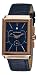 Azzaro Men's AZ2061.53EE.000 Legand Rectangular Chronograph Rose PVD Blue Dial Watch