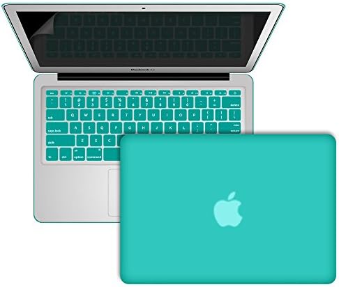 Slickblue AIR 11-inch Rubberized Hard Case Cover for Apple Macbook Air 11.6" (Models: A1370 and A1465) - (Tiffany Blue)
