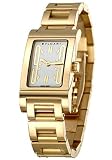 Bulgari RT39GG Rettangolo White Dial 18K Yellow Gold Women's Watch