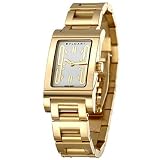Bulgari RT39GG Rettangolo White Dial 18K Yellow Gold Ladies Watch by Bvlgari