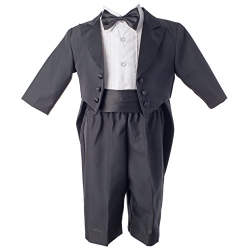 Lauren Madison baby boy Christening Baptism Infant  Tuxedo With Tails