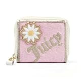 Juicy Coutur Daisy Small Zip Around Wallet Pink