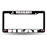 Miami Heat Nba Plastic Nba License Plate Frame Tag Holder