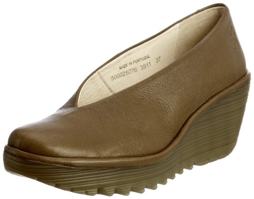 Fly London Women's Yaz Wedge Sandal Leather