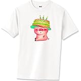 Pig with Birthday Cake Hat - Birthdays / Retirement / Age Toddler Shirt