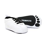 Trumpette Andy Tracks Shoes - White, 6-12 Months