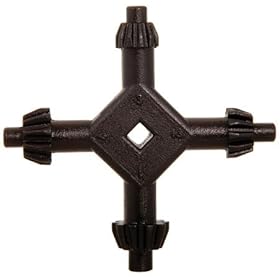 1/4" to 1/2" Master Chuck Key - Steel: Industrial &amp; Scientific