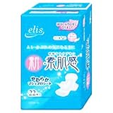 elis Shin Suhadakan Japanese Sanitary Napkins with Wings for Moderate Days - 22 pads
