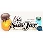 Sun (Moon) Jar LED Night Light - Blue