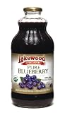 Lakewood Organic PURE Blueberry Juice - Package Contains SIX 32oz Bottles