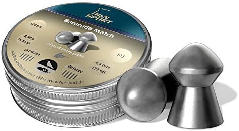 H&amp;N Baracuda Match, .177 Cal, 10.65 Grains, Round Nose, 500ct by Jamesonite