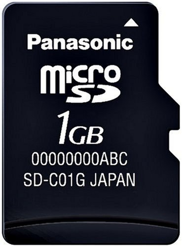 Panasonic microSD�J�[�h 1GB RP-SM01GBJ1K
