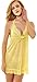 ADOREJOY Womens See-Through Babydoll Lingerie Set