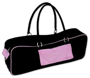 Wai Lana Yoga Urban Bag, Black with Pink,$41.28