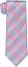 Nautica Men's Classic Plaid Tie,Pink,One Size
