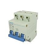 uxcell ミニ回路ブレーカー　サーキットブレーカー　遮断容量3000A　3極　MCB