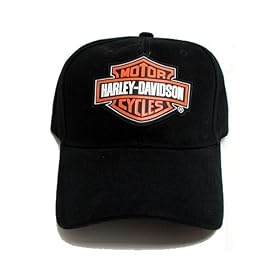 Harley Davidson Motorcycle Bike Rubber Patch Hat Cap