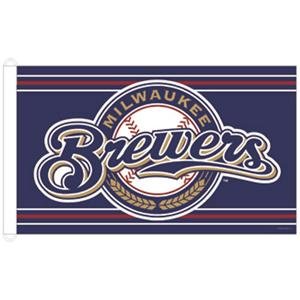 Milwaukee Brewers MLB 3x5 Banner Flag (36x60)