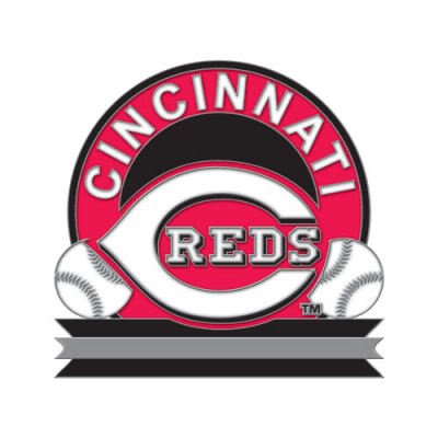 CINCINNATI REDS OFFICIAL LOGO SILVER LAPEL PIN