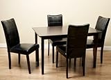 Eveleen Black 5-piece Dining Furniture Set