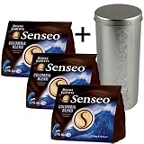 3 x Senseo Coffee Pods Colombia Blend (16 Pods) + Senseo Tin Canister
