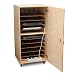 Whitney Brothers Birch Laminate Laptop Security Cabinet, Single