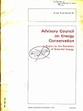 Report to the Secretary of State for Energy