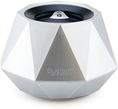 LB1 High Performance New Wireless Bluetooth Mini Speaker for Acer AMD Athlon II X2 3.1GHz Desktop PC | AX3400G-U4802 Diamond Bluetooth Speaker with Built-in Microphone for Hands-Free Phone Call (Silver)