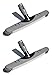 2) Hydrotools 82600 H20 PRO 18″ Swimming Pool Spa Nylon Brushes w/ Rotating Edge