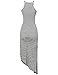 Eliacher Women's Casual Spaghetti Strap Summer Dress Bodycon Midi Party Sleeveless Dresses