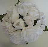 White Rose/Tulip/Hydrangea Wedding Bouquet