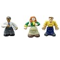 Fisher Price GeoTrax Woohoo and Opie Figures - Opie, Sally and Skip