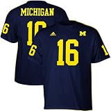 adidas Michigan Wolverines Men's Short Sleeve Replica T-Shirt