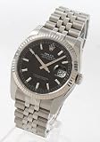 [ロレックス]ROLEX 腕時計 デイトジャスト WGベゼル 5連ブレス ブラック Ref.116234 メンズ [並行輸入品]