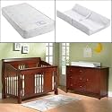 Chandler 3-pc. Crib Set Convertible Crib, Mattress and Changing Dresser