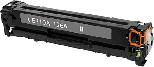 1 PACK - Remanufactured HQ Black Toner Cartridge Compatible with HP CE310A 126A
