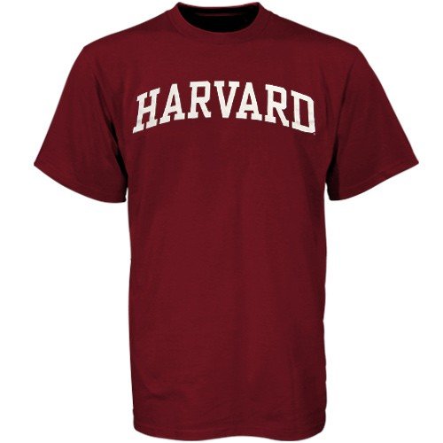 Harvard Crimson Vertical Arch Logo T-shirt