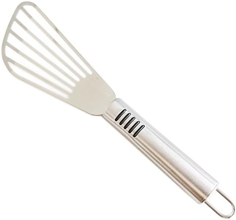 Kitchen Stainless Steel Fish Turner, for Fish, Egg, Meat, Dumpling Frying