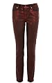 Red Metallic Jean