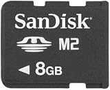 SanDisk SDMSM2-008G-A11M 8GB M2 Memory Stick Micro (Black)